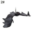 thumbnail image 2 of Cheers.US Halloween Bats, Rubber Vampire Bats, Hanging Bat for Halloween Party, April Fool's Day,Halloween Party Supplies Home Window Decoration, Haunted House Decoration, 2 of 7