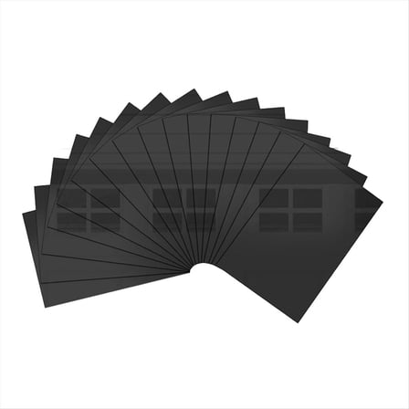 Rollbacks & More Magnetic Garage Door Window Glossy Decorative Hardware 6x4 Inches 16PCS