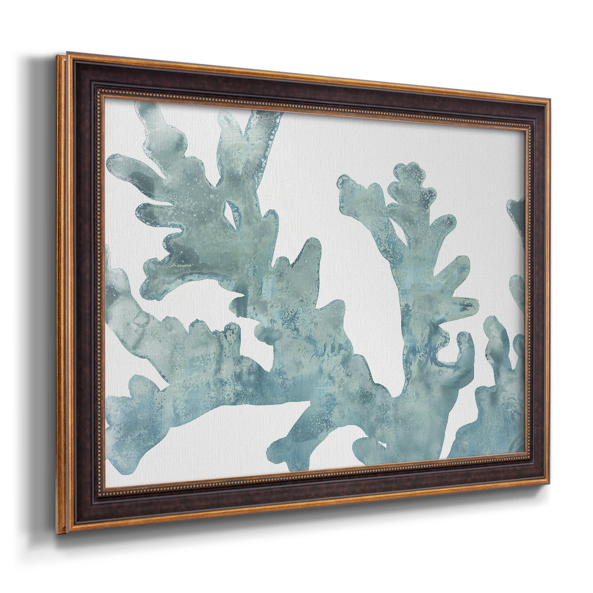 Blue Macro Coral II Premium Framed Canvas- Ready to Hang
