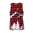 thumbnail image 5 of Fotbe Christmas Tree Buffalo Plaid Pattern Men's Quick Dry Workout Tank Top Gym Muscle Tee Fitness Bodybuilding Sleeveless T Shirt Breathable Workout Shirt-Large, 5 of 9