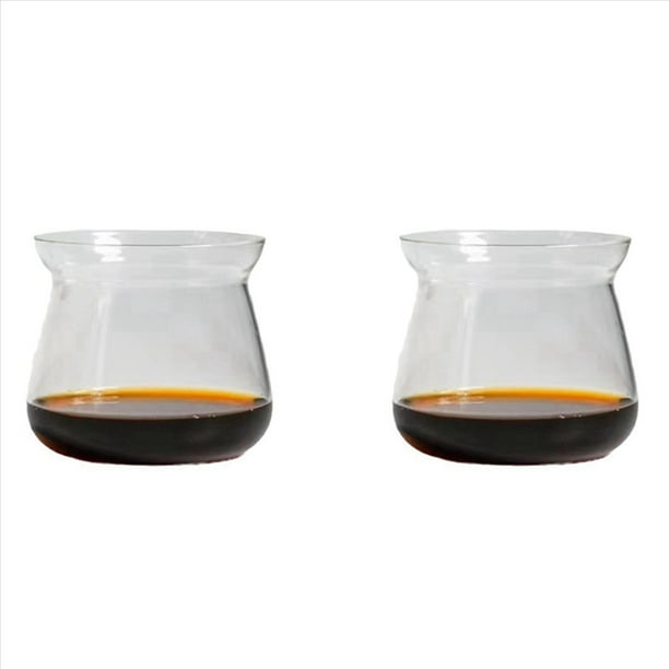 2X Tazas de Café de Vidrio de Vidrio de Borosilicato de Alta Temperatura de Café de Café Hecha A Mano de 275 Ml