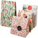 thumbnail image 1 of Bolsa de Papel Kraft de 12 Piezas ZHCH para Regalo y Envolver Galletas con Patrón de Flores, 1 of 4