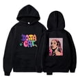 thumbnail image 2 of Sudadera con capucha de DOJA CAT para hombre y mujer, ropa de gran tamaño con estampado de gato, ropa de calle informal Harajuku, jersey negro, moda de invierno, 2 of 4