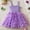 Purple, variant on Juslio Girls Dresses Summer Beach Girls Skirt Kids Clothes Sleeveless Casual Little Girl Dresses