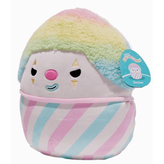 Squishmallows Official Kellytoy 12 Inch Declan the Snowcone Clown Plush Stuffed Toy