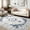 Blue, variant on Meafeng 5'3"x7'7" Vintage Floral Indoor Area Rugs, Non-Slip Backing, Machine Washable, Red (5x8)