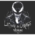 thumbnail image 2 of Women's Marvel Venom: Let There be Carnage Black and White  Graphic Tee Black 2X Large, 2 of 4