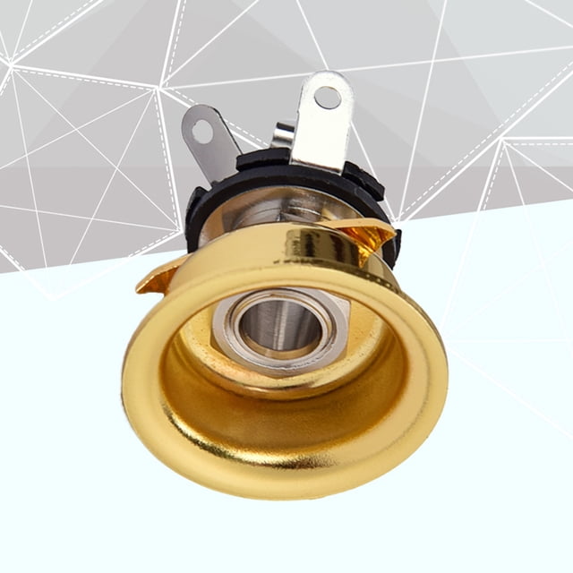 WEUVEB 1Ud Socket De Jack De Salida Para Instrumentos Guitarra Y Bajo Con Acabado Duradero