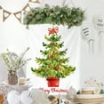 thumbnail image 4 of Christmas Tree Tapestry Hanging Cloth Wall Decor for Living Room Bedroom Gift Cotton Print Festive Background Decoration Easy Hang 27.56x39.37 Inches Machine Washable, 4 of 5