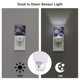 thumbnail image 3 of Fotbe Winter Fire Dragon Luz Nocturna LED, Luz de Noche con Sensor de Luz Natural de Anochecer a Amanecer, Se Enchufa a la Pared, Blanco Cálido 0.5W-UK, 3 of 7