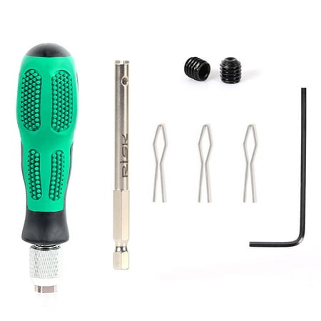 

Foaenda Spoke Wrench for Spoke Nipples - Rim Spoke Nipple Wrench Socket Driver Screwdriver - Nipple Removal & Insertion Tool for Spoke Lacing and Wheel Building