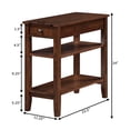thumbnail image 5 of Pemberly Row 3-Tier and 1-Drawer Transitional Wood End Table in Espresso, 5 of 7
