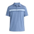thumbnail image 4 of George Men's & Big Men's Poly Polo with Short Sleeves, Sizes S-3XL, 4 of 5