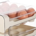thumbnail image 3 of NUOLUX Apilable Beige Para Huevos Con Base Antideslizante Y Organizador Para Refrigerador, 3 of 6