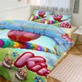 thumbnail image 6 of Kirby 3 Pieces Bedding Set Double Sided Printing Soft Comforter Sets Decor Bedroom Gifts With 1 Duvet Cover 2 Pillowcases, 6 of 8