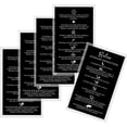 thumbnail image 5 of Botox Filler Injection Aftercare Instruction Card  50 Pack  Physical Printed 2x3.5 inches Business Card Size  Black with White Design, 5 of 9