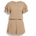 thumbnail image 4 of Gfyviroh 2 Piece Sets for Women Short Sleeve Crew Neck Tops and Loose Shorts Lounge Sets Lightweight Plus Size Comfortable Summer Outfit Sets, 4 of 4