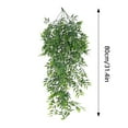 thumbnail image 3 of Artificial Hanging 2.56ft for Decor Greenery Vine Rattan for Home, Office, Wedding, Indoor/Outdoor Decor Artificial (Bamboo Cotyledon), 3 of 8