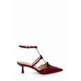 thumbnail image 2 of Jewel Badgley Mischka Elisabetta T-Strap Kitten Heel Pumps, 2 of 7