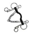thumbnail image 3 of koolsoo Horse Bit W/Curb Hooks Chain Horse Gag Bit with s Mouth Cheek, 3 of 4