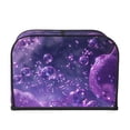 thumbnail image 2 of Yiaed Purple Bubble Abstract Art Print 4 Slice Toaster Dust Cover Bread Machine Oven Dustproof Cover Kitchen Bakeware Protector Dustproof Fingerprint Protection, 2 of 7