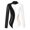 Black&White, variant on renvena Womens Sheer Mesh Long Sleeve Bodysuit Sequined Mock Neck Tassel Leotards Dancewear