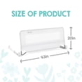 thumbnail image 4 of Regalo Double Sided Bed Safety Rail with Metal Frame for Toddlers, 4 of 11
