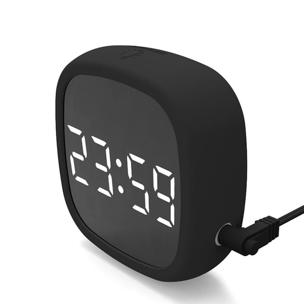 Bewildely Despertadores de silicona LED Reloj de electrónico de silicona Calendario Perfección Control de voz Decoración del hogar No. 4 Bewildely HA024435-04