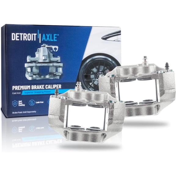 Detroit Axle - Front 2 Set Disc Brake Calipers for 1995-2004 Toyota Tacoma 1996 1997 1998 1999 2000 2001 2002 2003