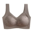 thumbnail image 5 of Lisingtool Sports Bras for Women Ladies Seamless Beauty Back Underwear No Steel Ring Sports Bra Push up Comfortable Underwear Bras for Women Coffee, 5 of 5