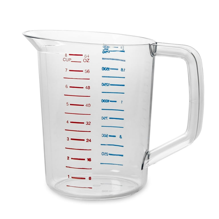 Bouncer Measuring Cup, 2 qt, Clear Bouncer Measuring Cup, 2 qt, Clear