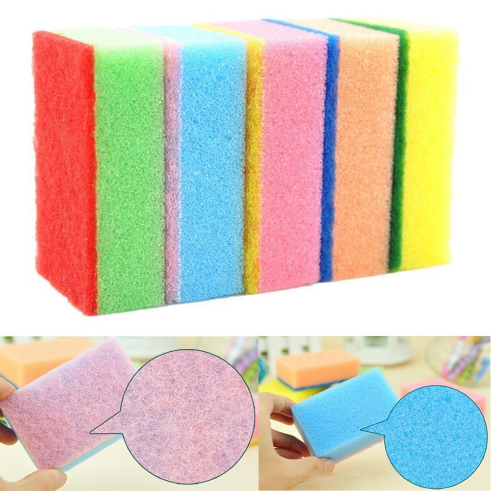 Christmas Themed Reusable Cleaning Sponges Dishwashing Sponges Scouring Pad  for Home Party Clean Housewarming - #6 