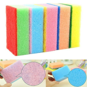 HPDL 1Pack Magic Cleaning Sponges EraserMultiFunctional Premium Sponge Foam Cleaning PadsDishHousehold Cleaning Sponge for KitchenFurnitureBathroomRandom Color