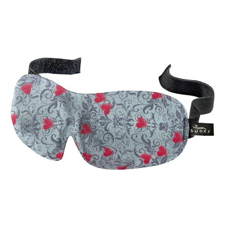 Bucky 40 Blinks Beauty Sleep Mask, 3.5"x9.5", 100% Polyester and Foam, Multiple Colors/Styles