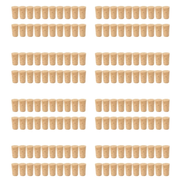 160 Pcs / Lote Tapones de Madera Natural Tapones de Vino Tapón de la Botella de Madera Tapones de Botella de Vino Tipo Cono Tapón de Sellado Tapones de Cerveza Tapones de Botella