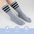 thumbnail image 5 of COOPLUS 30 Pairs Women's Crew Socks Lightweight Athletic Casual Running Socks for Women, 5 of 8