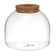 thumbnail image 6 of Nestingho Glass Plant Terrarium Jar - Succulent Planter Container - Round Fish Bowl Vase - Glass Bottles with Cork - Candy Cookie Jar Canister, 6 of 7