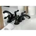 thumbnail image 4 of Kingston Brass KB950ACL American Classic Mini-Widespread Bathroom Faucet, Matte Black, 4 of 5