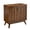 Walnut-01, variant on 31" Sideboard Buffet Cabinet with Storage, Wood Accent Cabinet with 2 Fluted Doors and Adjustable Shelves, Coffee Bar Station for Living Room,Entryway