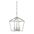 thumbnail image 2 of Savoy House 3-320-3-109 Townsend 3 Light Foyer Pendant in a Polished Nickel Finish (10" W x 15" H), 2 of 5
