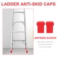 thumbnail image 2 of Miangastore Silicone Ladder Nonslip Covers Red for Balanced Protection and Wall Safety 2 Pieces, 2 of 9