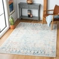 thumbnail image 3 of SAFAVIEH Tulum Flint Distressed Southwestern Area Rug, 5'3" x 7'6", Ivory/Rust, 3 of 9