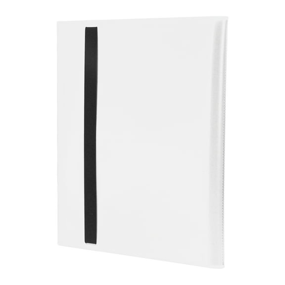 Unique Bargains 9 Pockets Card Binder with 360 Sleeves Trading Card Collector Album Holder White
