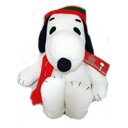 It's All About Love Charlie Brown Snoopy Christmas Plush 21"