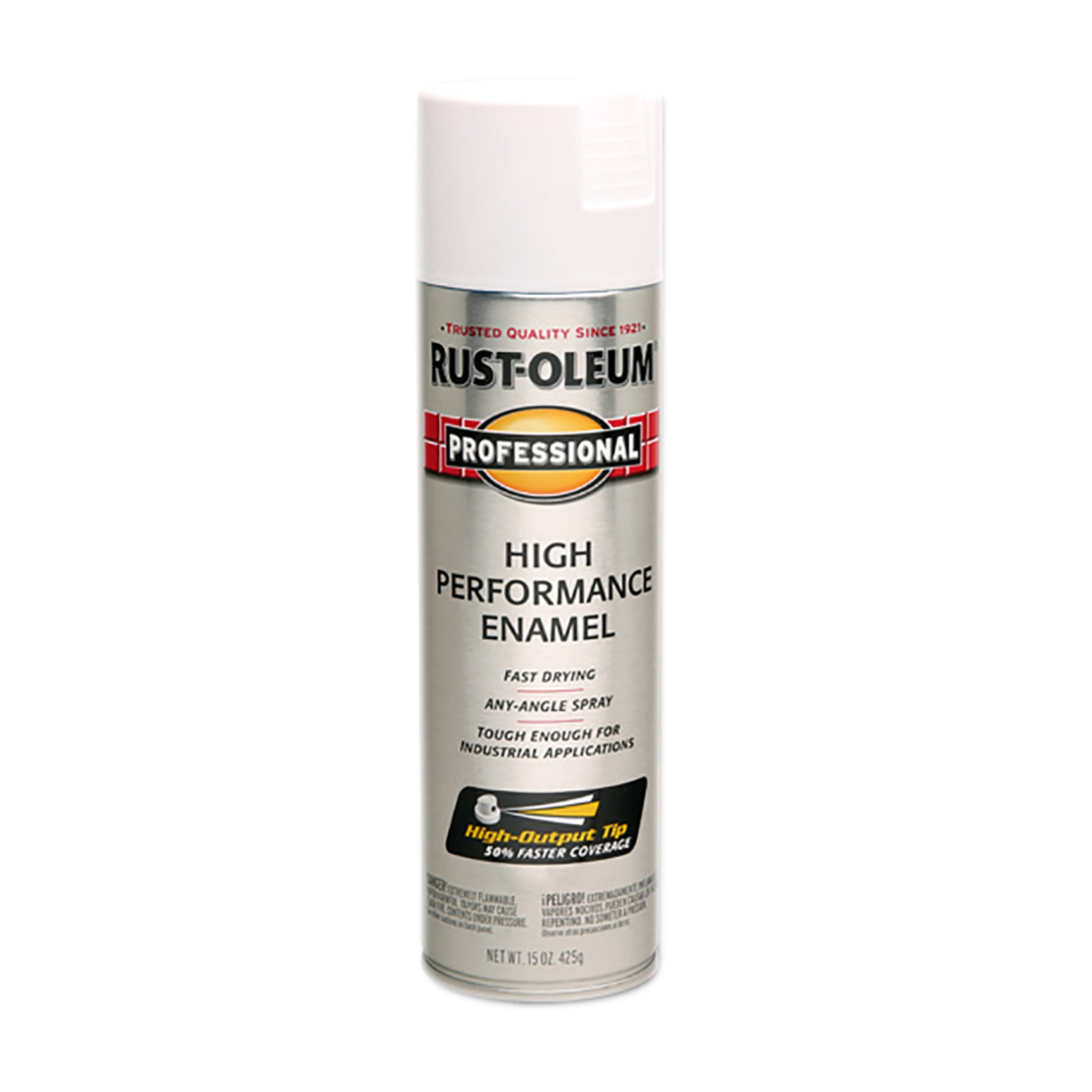 (12 pack) 6 Pack, White, Rust-Oleum Professional High Performance Semi-Gloss Enamel Spray Paint-239108, 15 oz