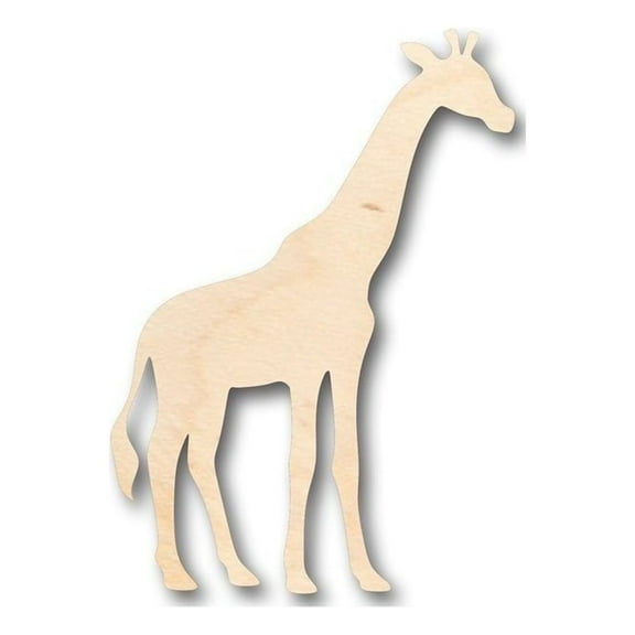 Unfinished Wood Giraffe Shape - Animal - Wildlife - Craft - up to 46" DIY 18" / 1/4"