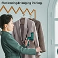 thumbnail image 3 of HLONK Portable Mini Ironing Machine  180° Rotating Handheld Iron  50ml Foldable Travel Pack Iron  Professional Micro Iron  Suitable for Home and Travel(green), 3 of 5