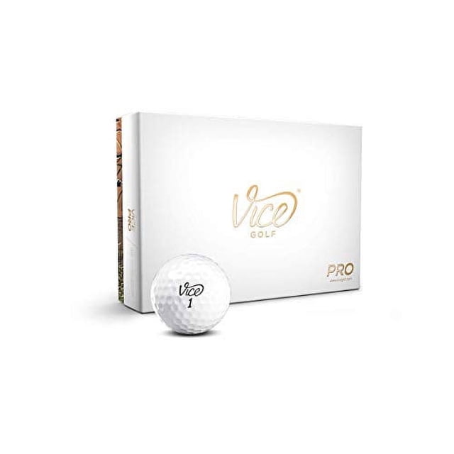 Pelotas de golf Pro Vice Golf blancas 2019