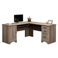 thumbnail image 4 of Pemberly Row L Shaped Computer Desk with CPU Tower Storage, Letter, Legal File Drawer, and Keyboard Tray in Salt Oak, 4 of 19