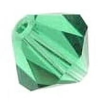 Swarovski Bicone Crystal Beads Item #5328 Erinite Color 8mm Size - 36 Pieces